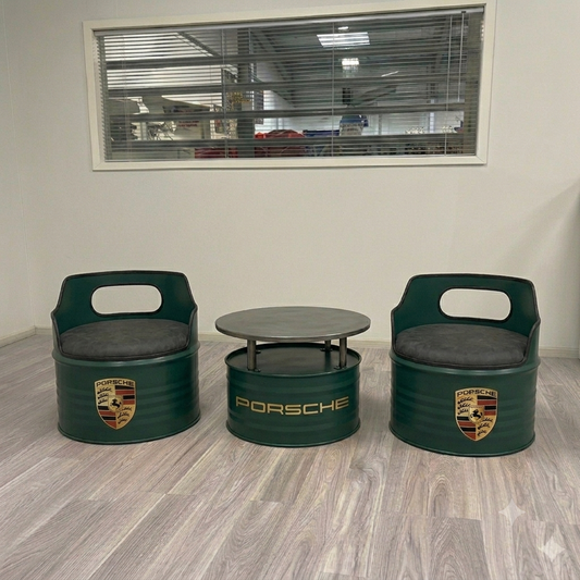 Oil Barrel Lounge Set