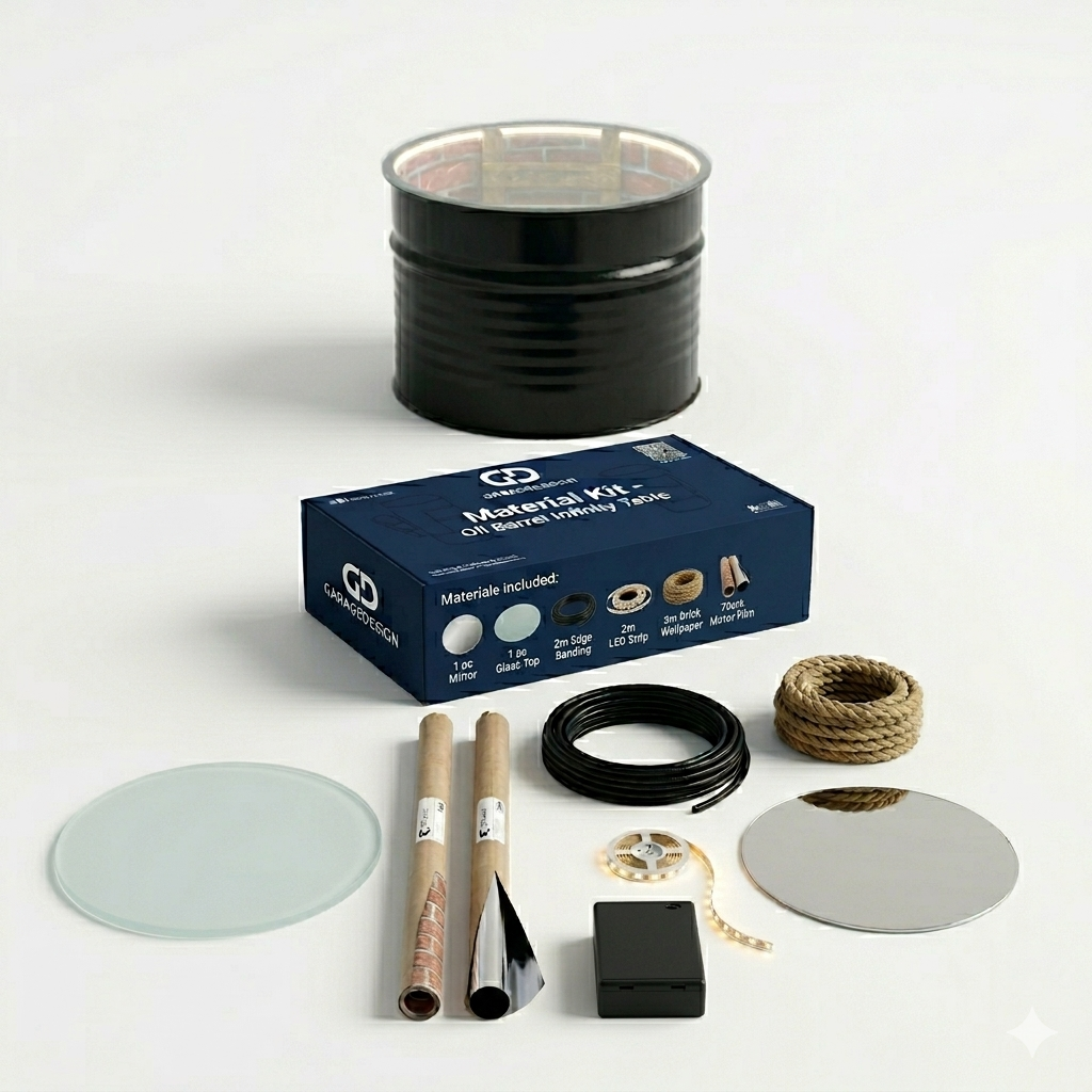 Material Kit - Oil Barrel Infinity Table