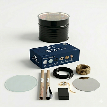 Material Kit - Oil Barrel Infinity Table