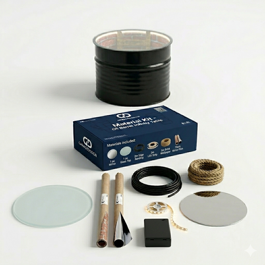 Material Kit - Oil Barrel Infinity Table