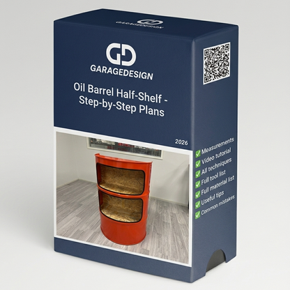 Building Guide - Oil Barrel Half-Shelf