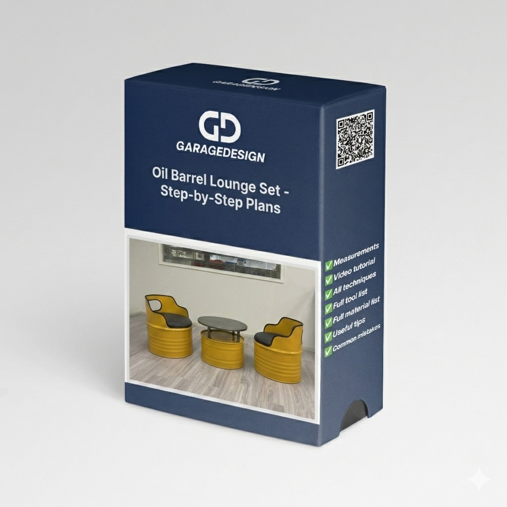 Building Guide - Oil Barrel Lounge Set