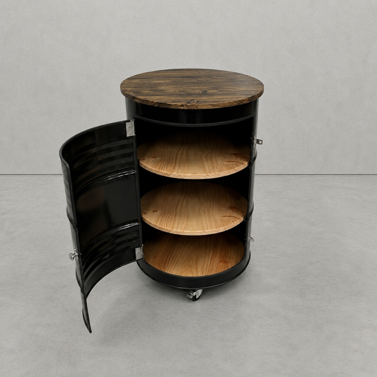 Oil Barrel Cabinet