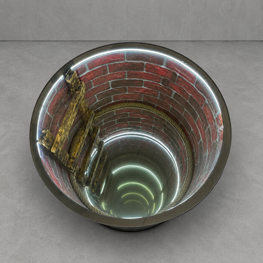 Oil Barrel Infinity Table