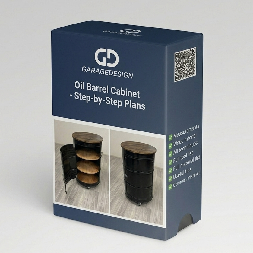 Building Guide - Oil Barrel Cabinet