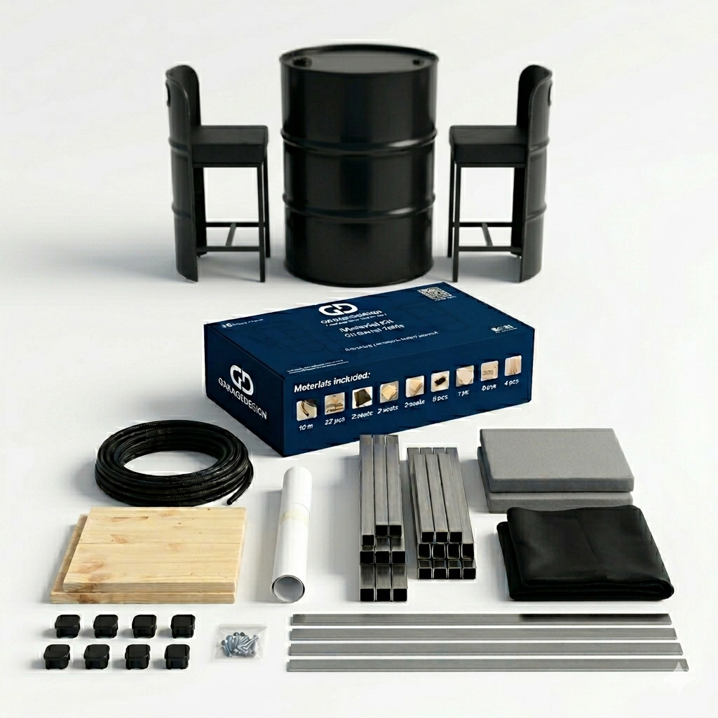Material Kit - Oil Barrel Table Set