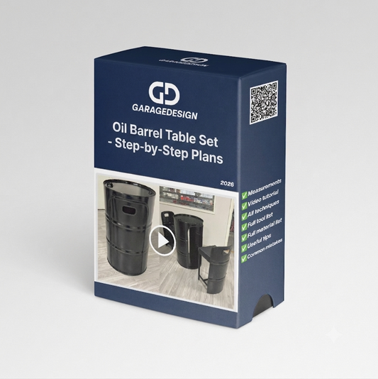 Building Guide - Oil Barrel Table Set