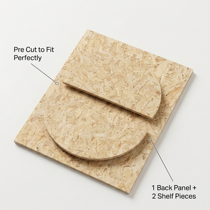 Material Kit - Oil Barrel Half-Shelf