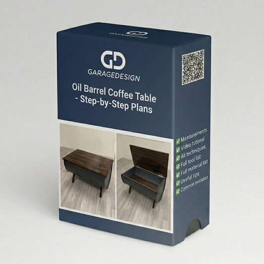 Building Guide - Oil Barrel Coffee Table
