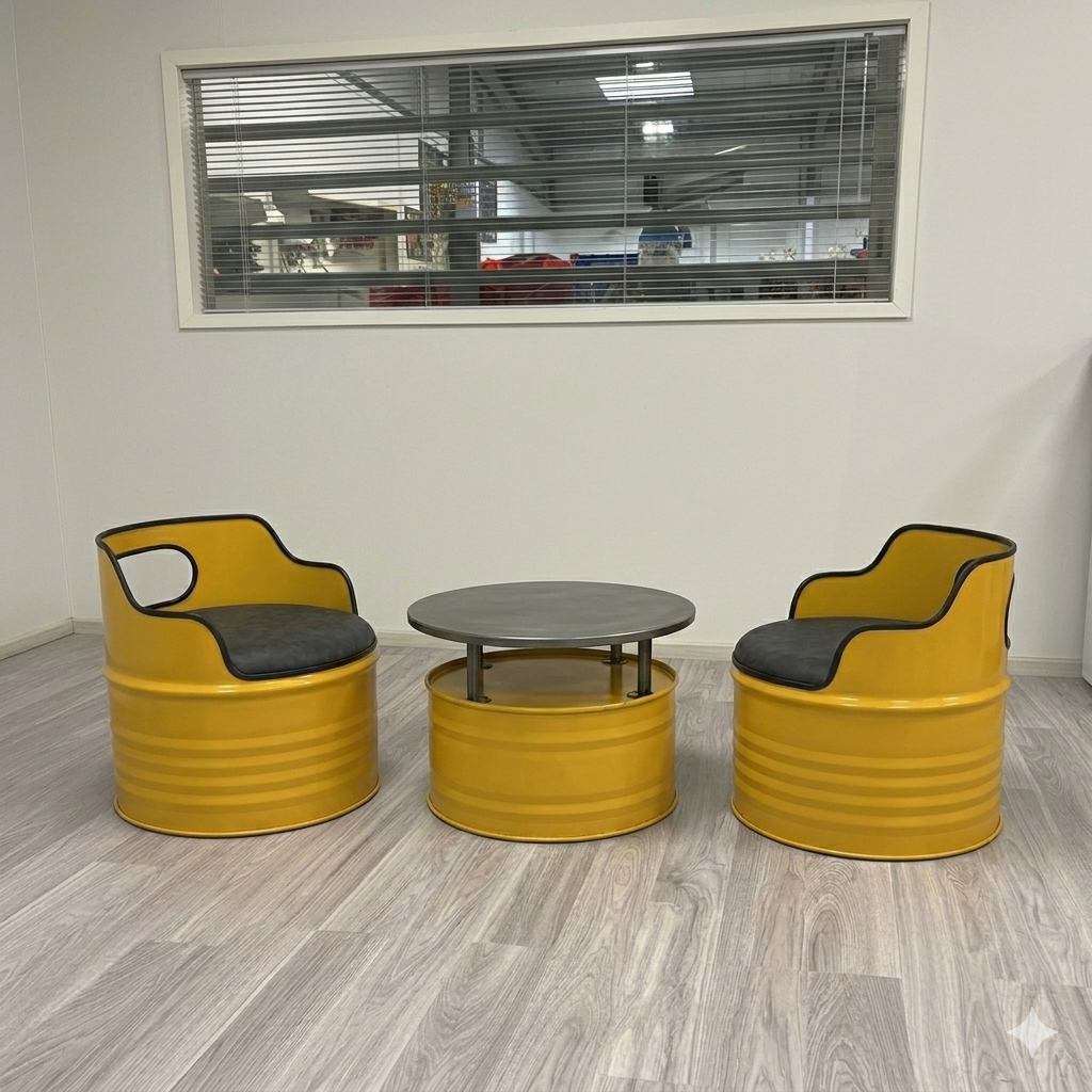 Building Guide - Oil Barrel Lounge Set