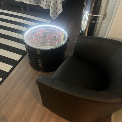Oil Barrel Infinity Table