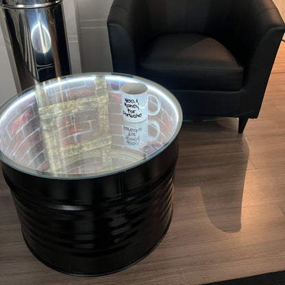 Oil Barrel Infinity Table