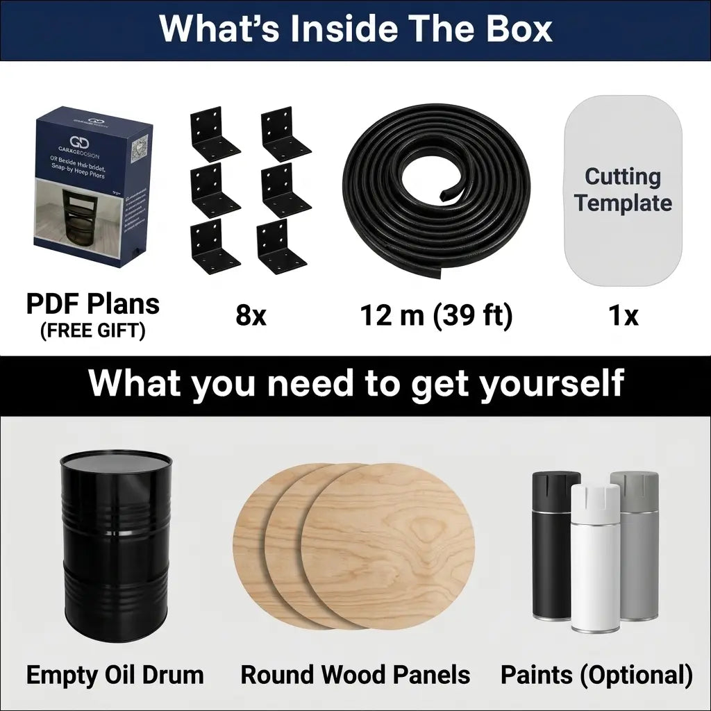 Material Kit - Oil Barrel 360-Shelf
