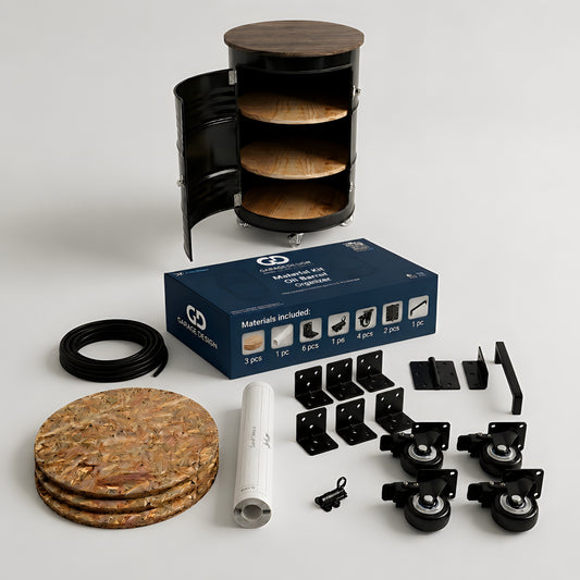 Material Kit - Oil Barrel Cabinet