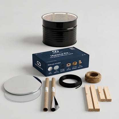 Material Kit - Oil Barrel Infinity Table