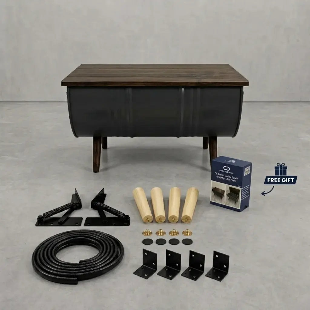 Material Kit - Oil Barrel Coffee Table
